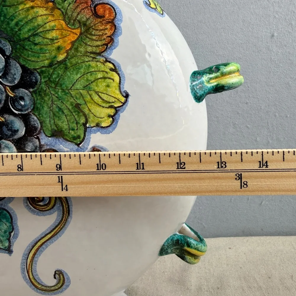 Monumental Vintage Italian Majolica 20